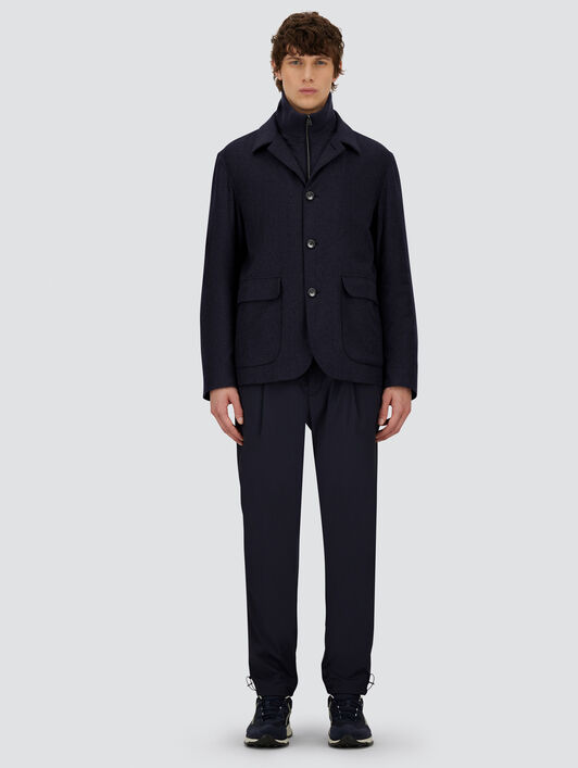 BLAZER RESORT EN SOIE ET CACHEMIRE