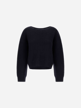 PULL EN LAINE À MAILLE EN RELIEF
