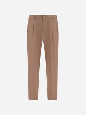 PANTALONES DE GABARDINA DE LANA