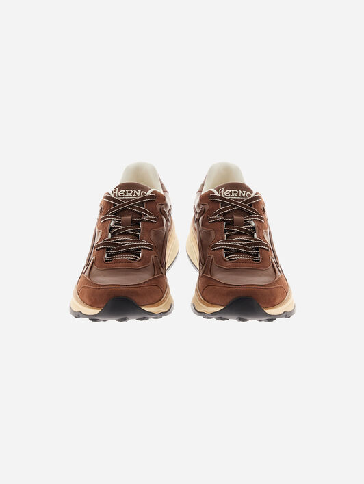 HERNO MAGGIORE 가죽 스니커즈