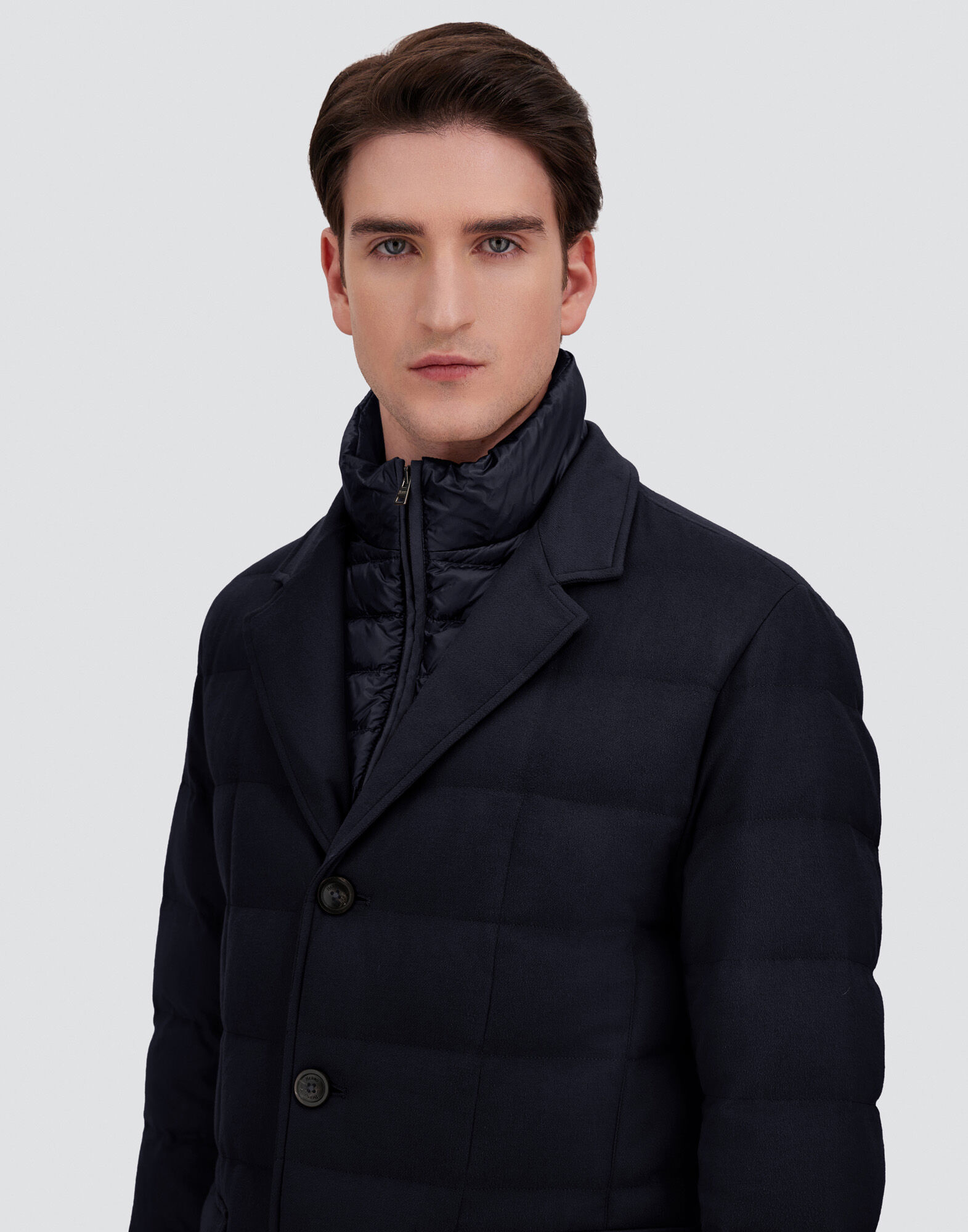 BLAZER EN CACHEMIRE, SOIE ET NYLON ULTRALIGHT