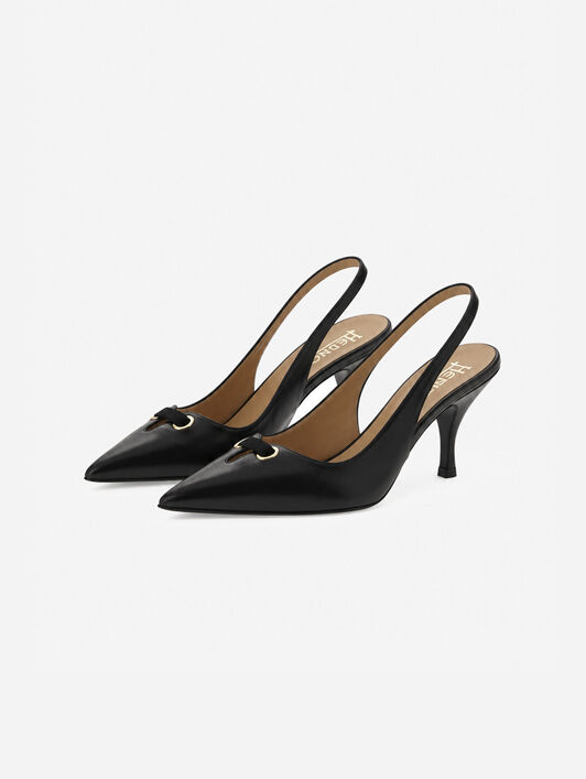 SOFT LEATHER SLINGBACKS