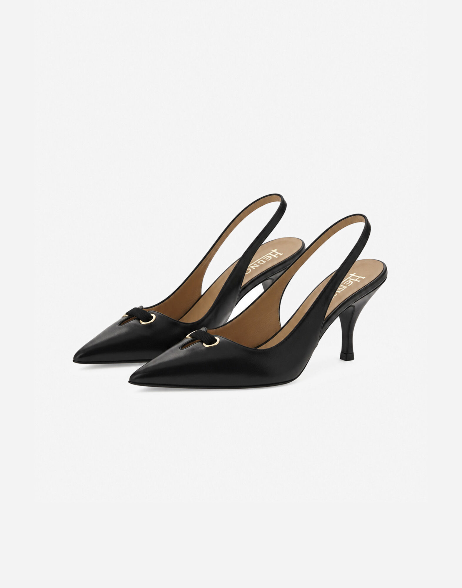 SOFT LEATHER SLINGBACKS