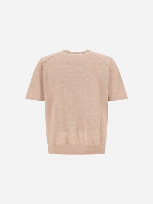 リゾート ウールシルク Tシャツ