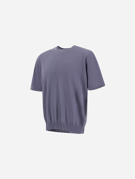 リゾート ウールシルク Tシャツ