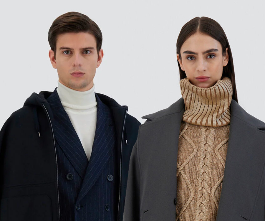 Herno の売上:男性、女性、子供向けのアウター、ニット、アクセサリー