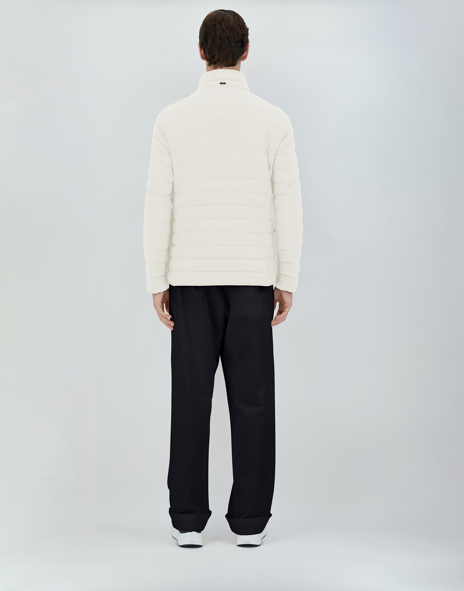 Herno Ecoage Blazer With Bib In White