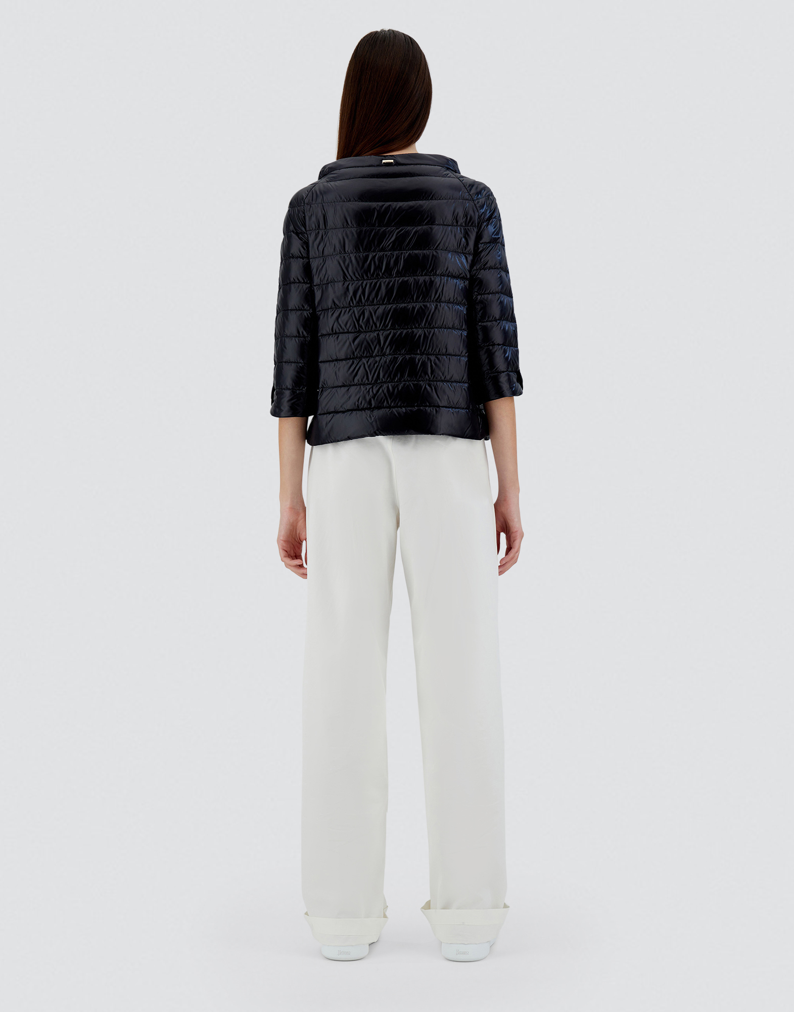 Herno Quilted Down Jacket In Black