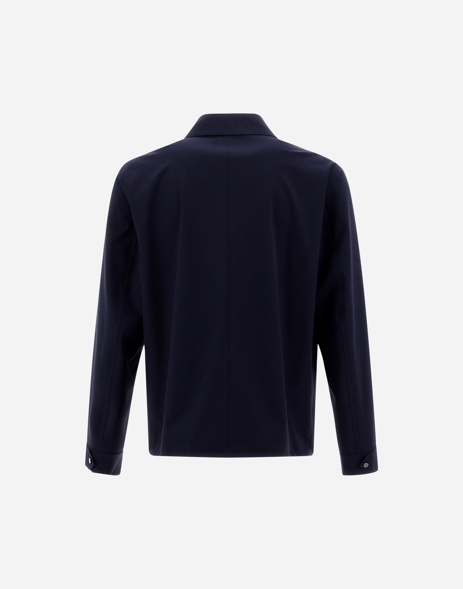 Herno Essence Shacket In Blu Navy