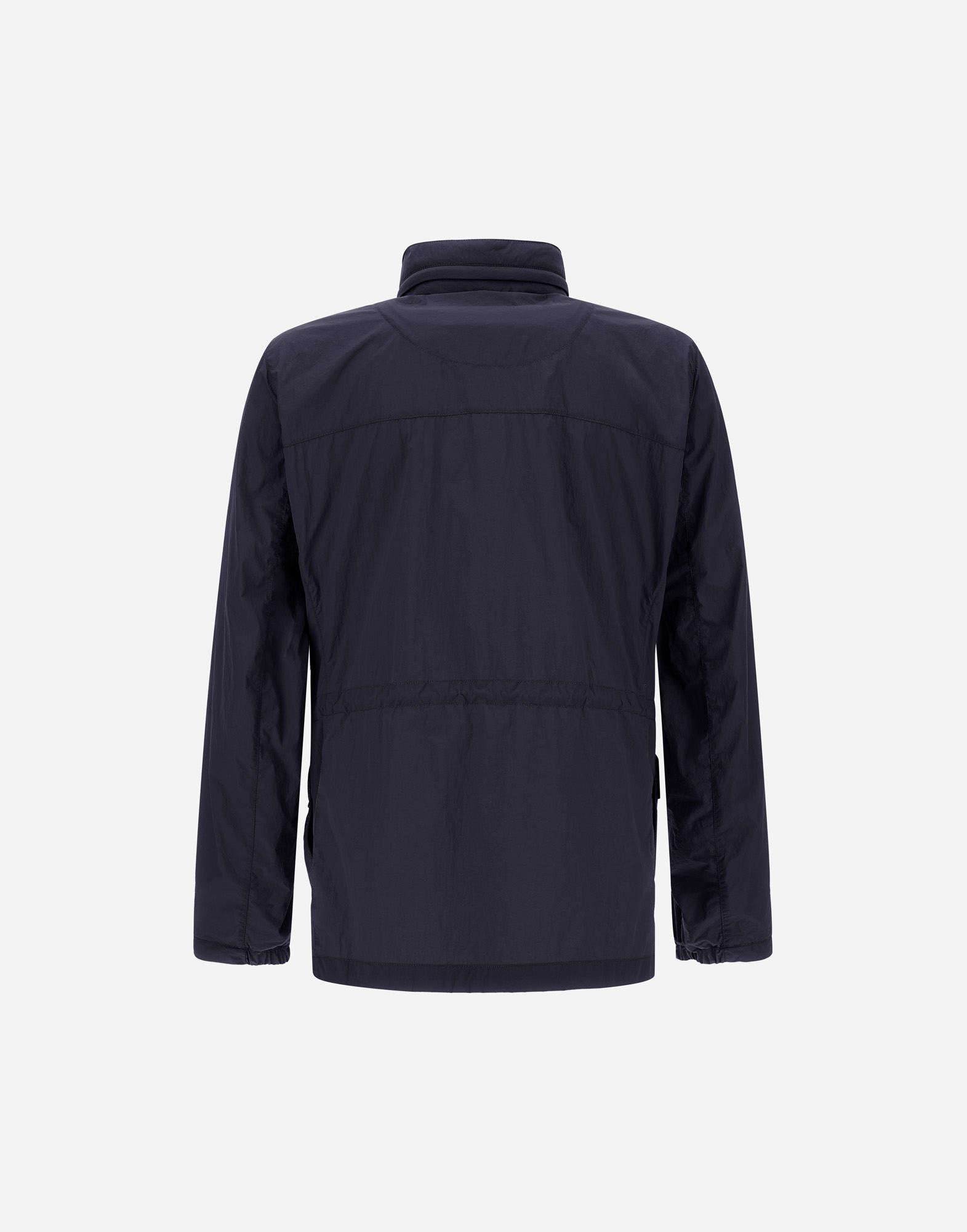 Shop Herno Ultralight Crease Field Jacket In Blue