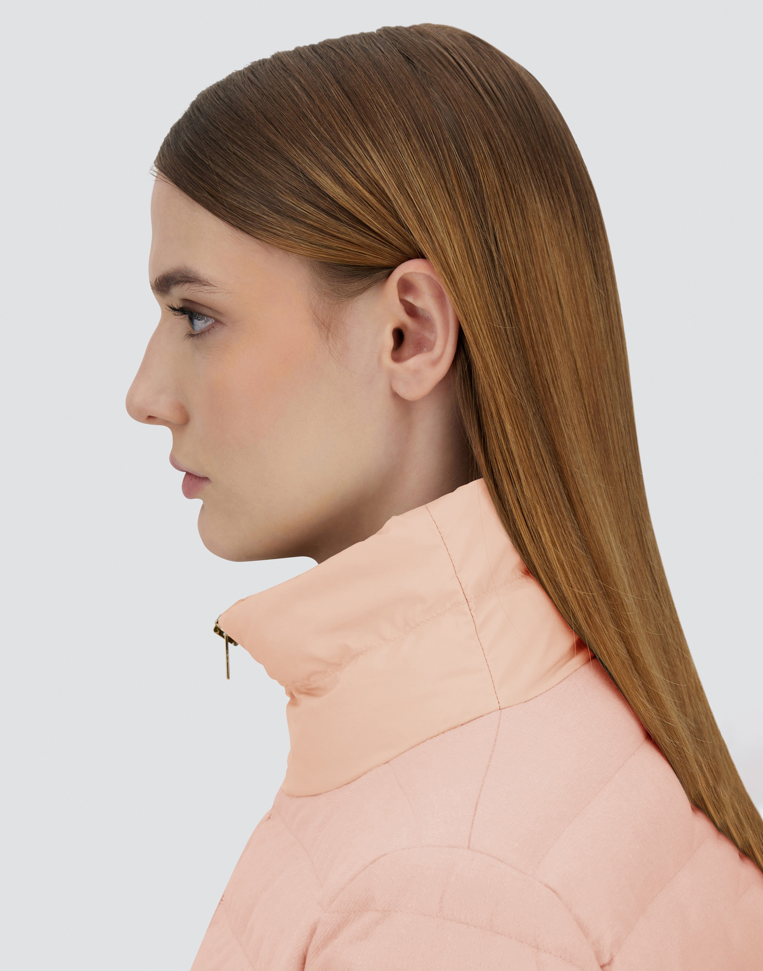 Herno Jacket In Cashmere, Silk And Ecoage In Light Pink