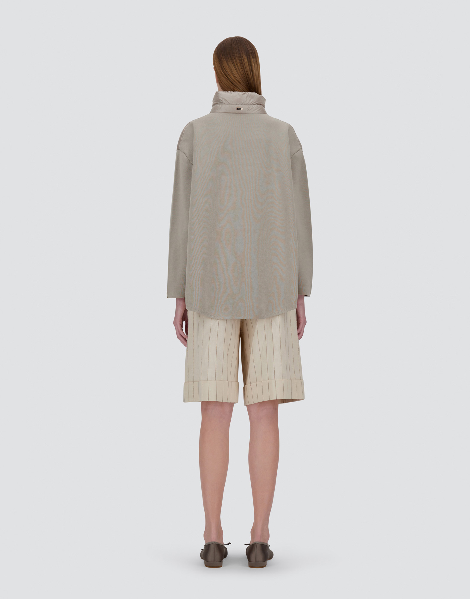 Herno Jacket In Eternal Cotton And Nylon Ultralight In Chantilly