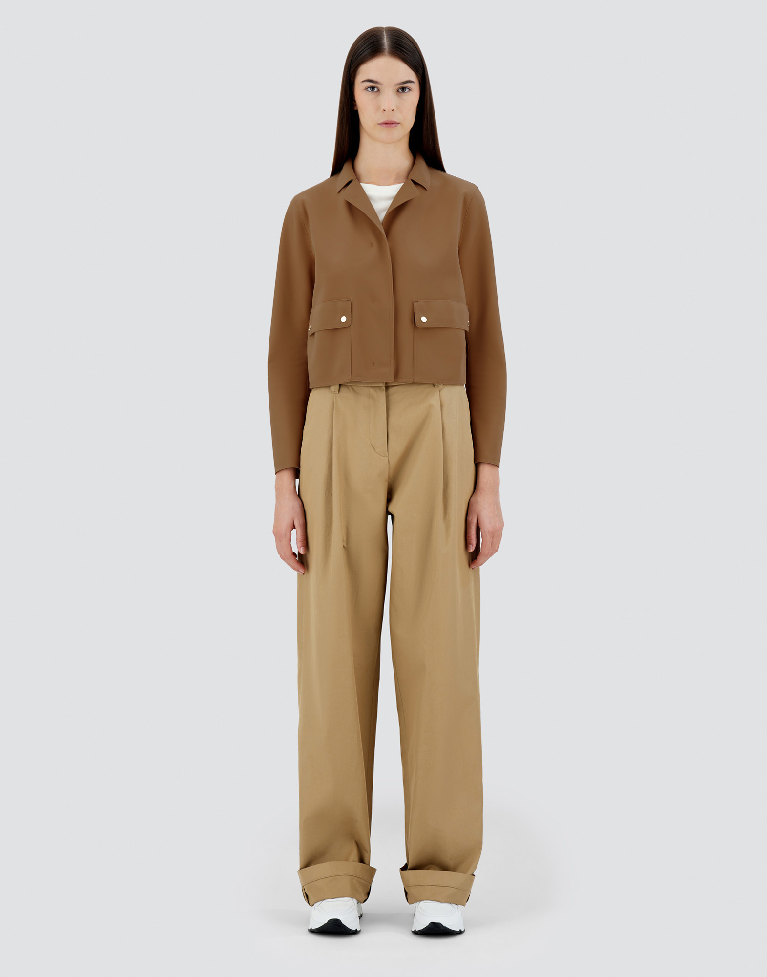Herno First-act Pef Jacket In Camel