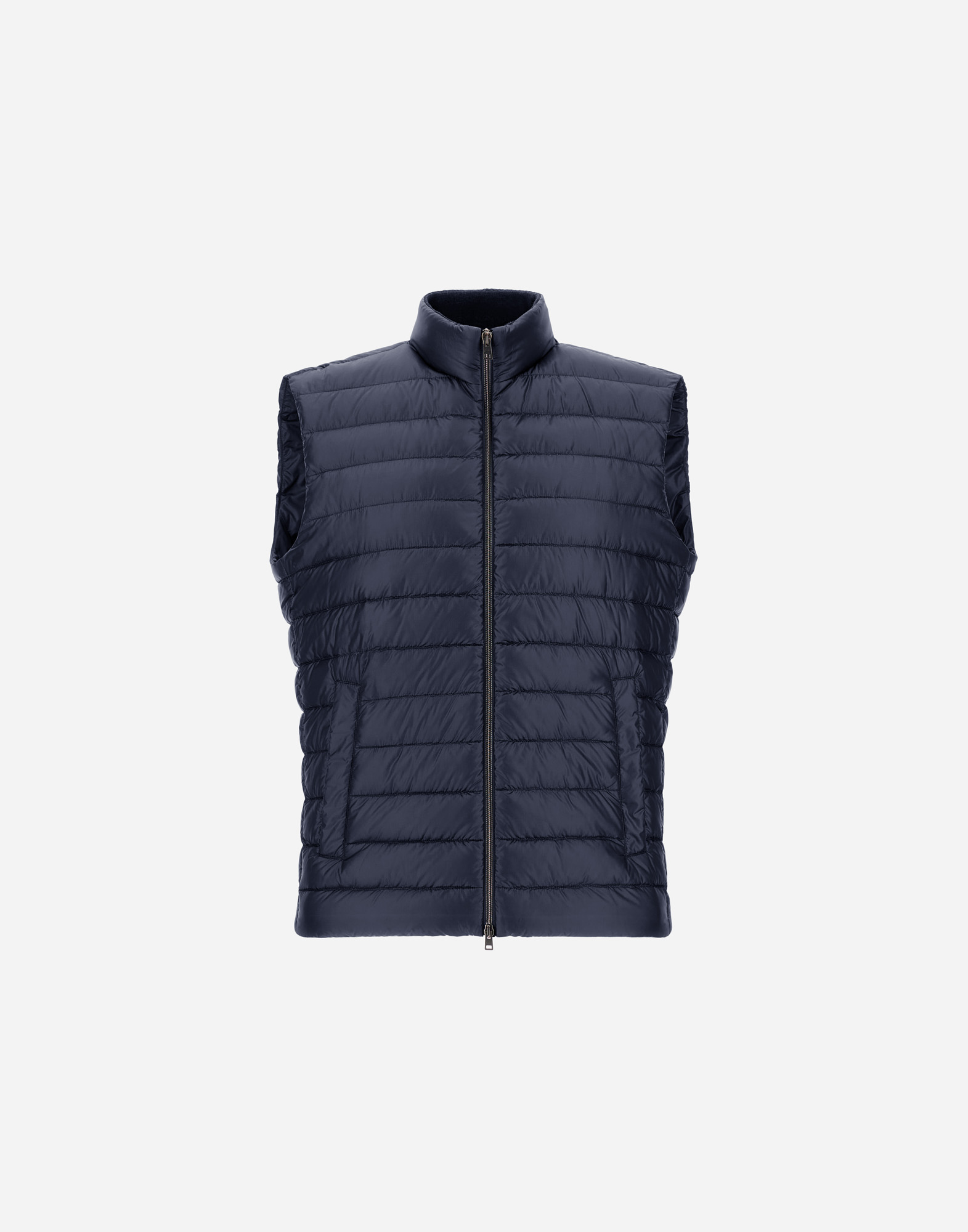 Herno Resort Vest In Nylon Ultralight In Blue