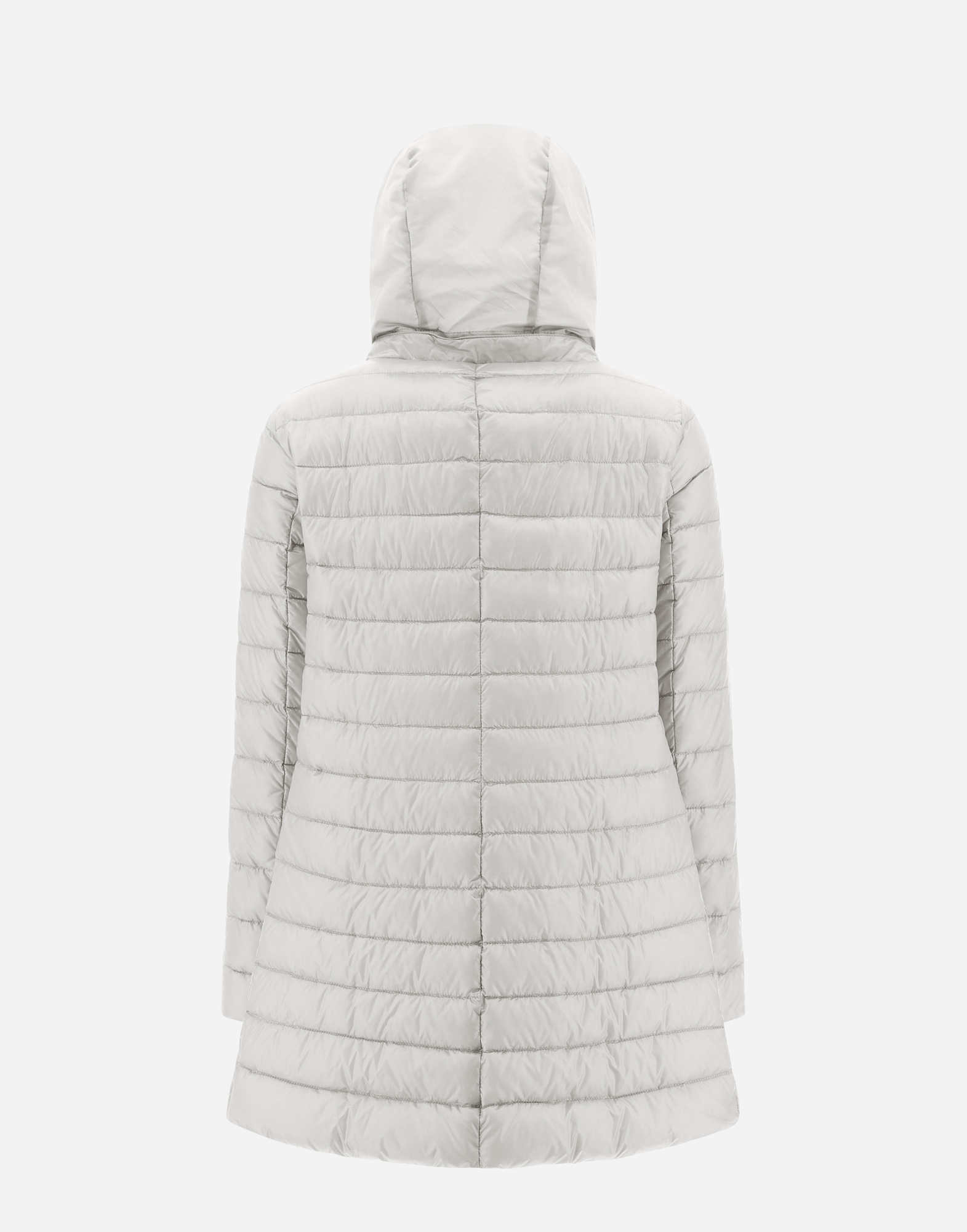 Herno Nylon Ultralight Down Jacket In Gray