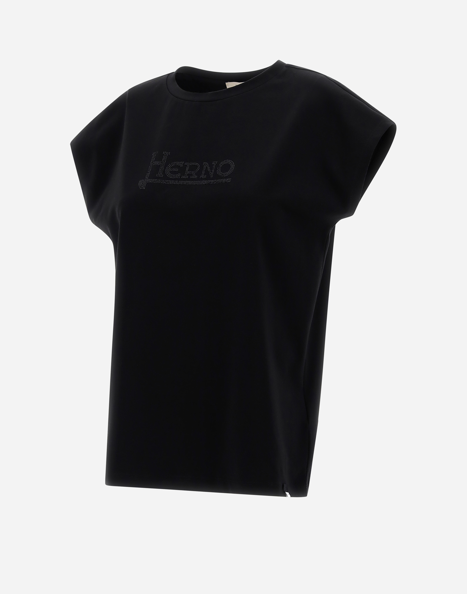 Shop Herno Interlock Jersey Tシャツ In Black