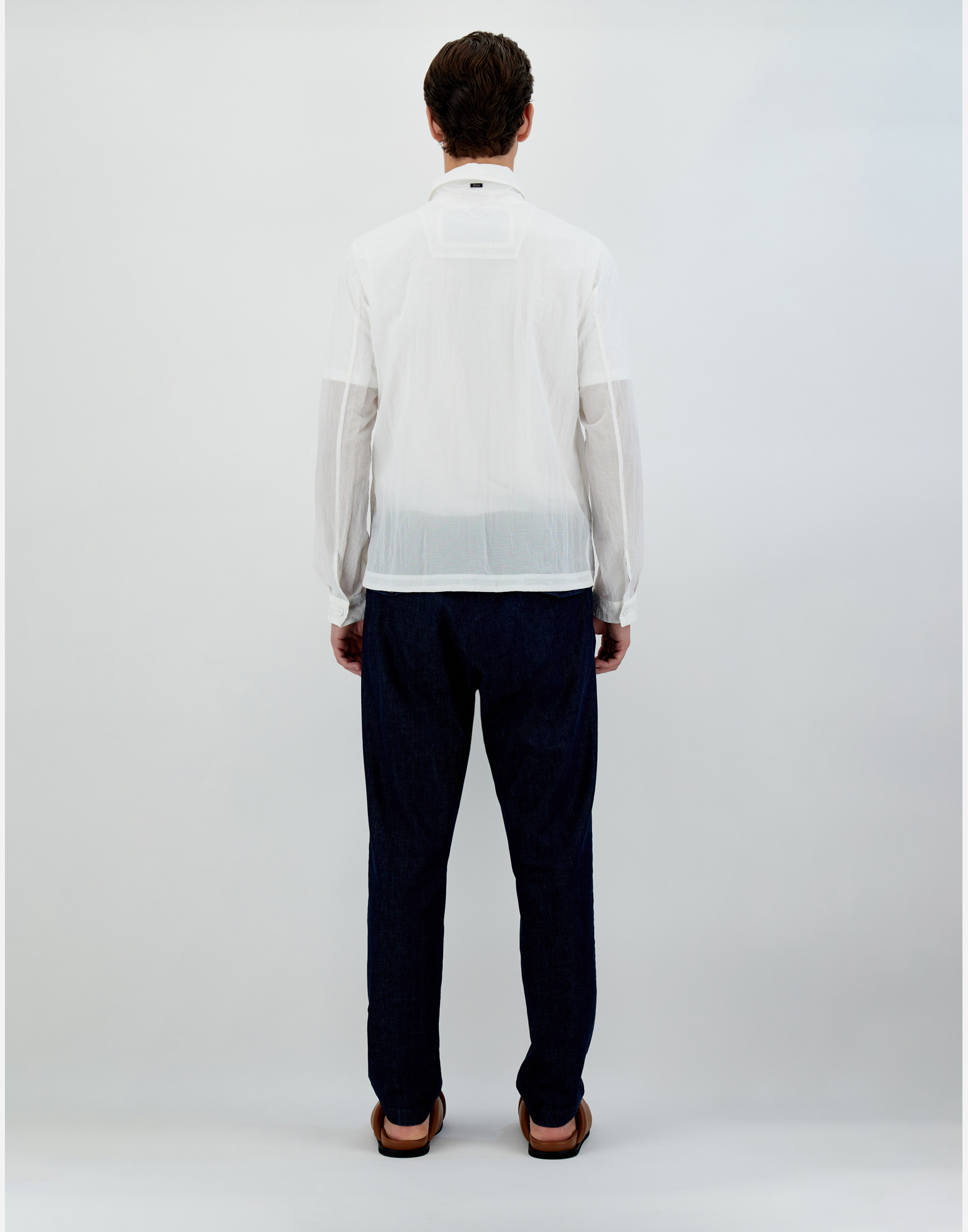 Herno 3d Ripstop シャツ In White