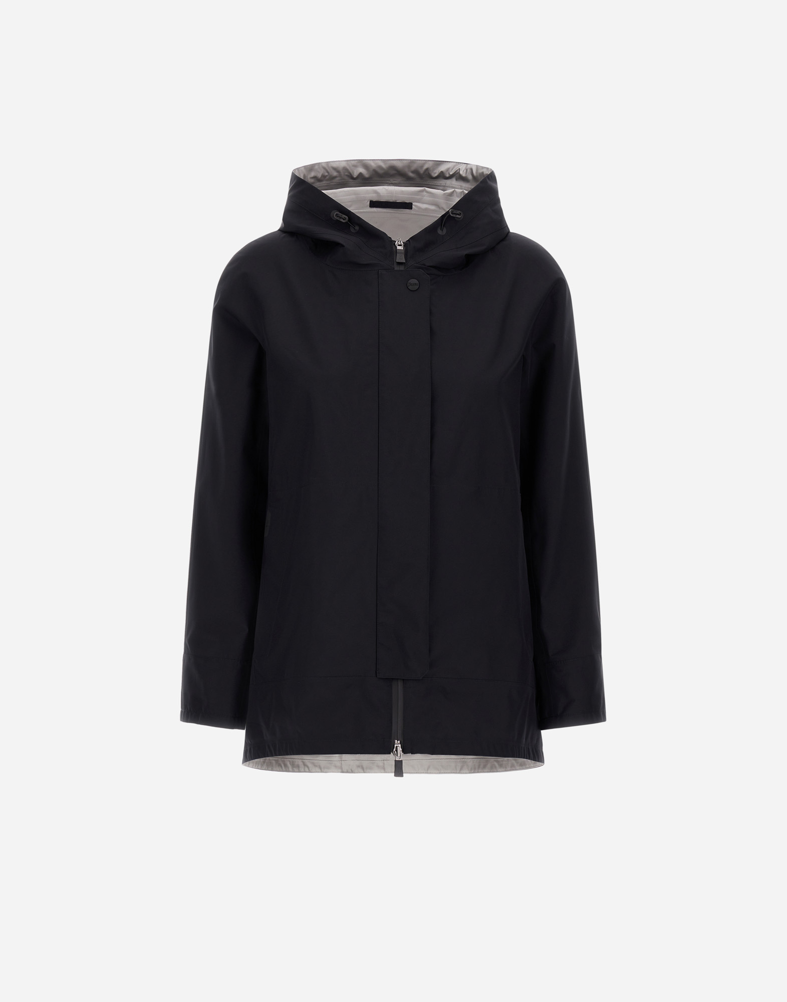 Herno A-shape Jacket In Gore-tex Paclite® In Black