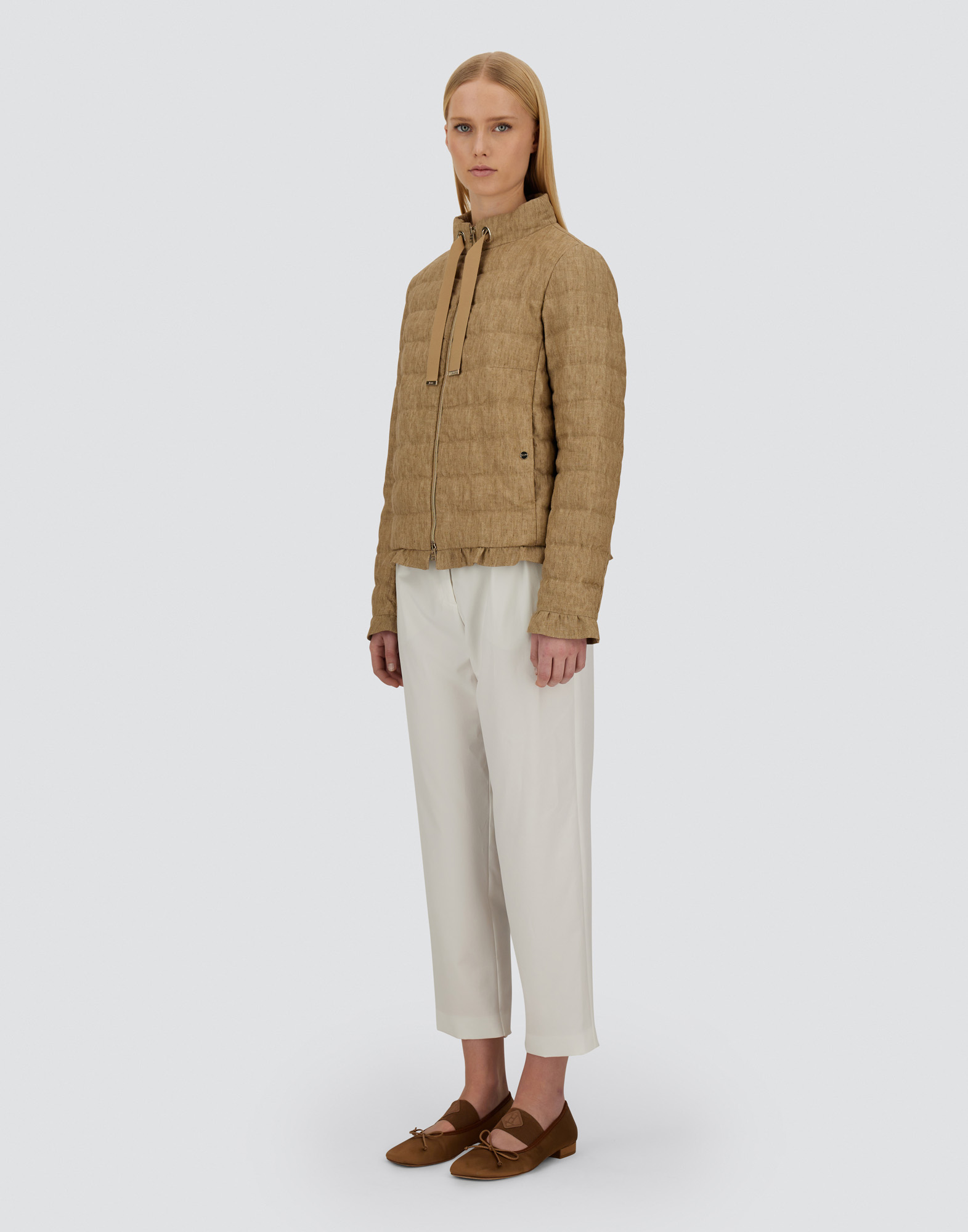 Herno New Lino Jacket In Sand