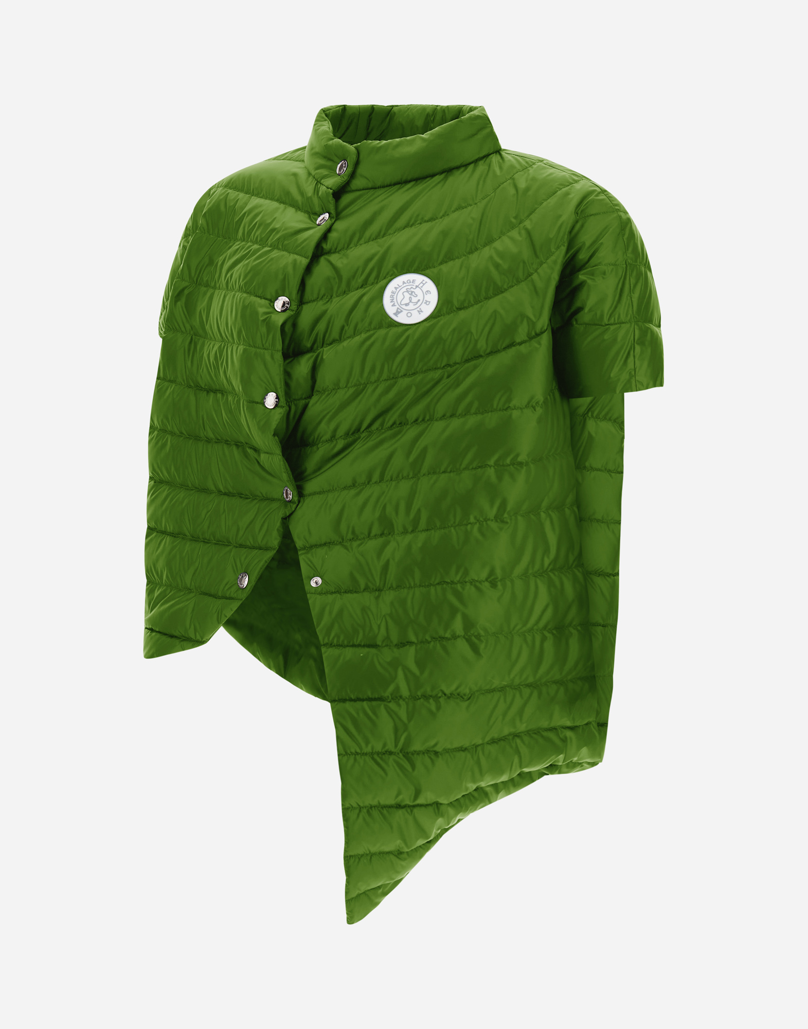 Herno Globe Cape In Fast5degradable In Garden Green