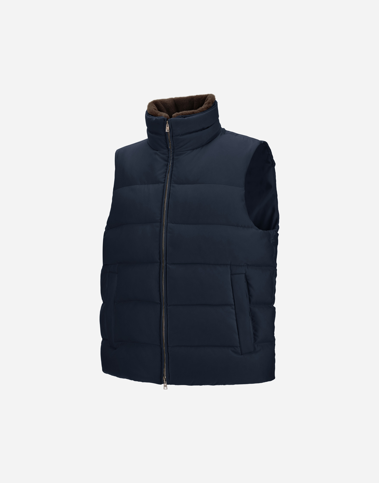 Herno Arendelle And Monogram Gilet In Blue