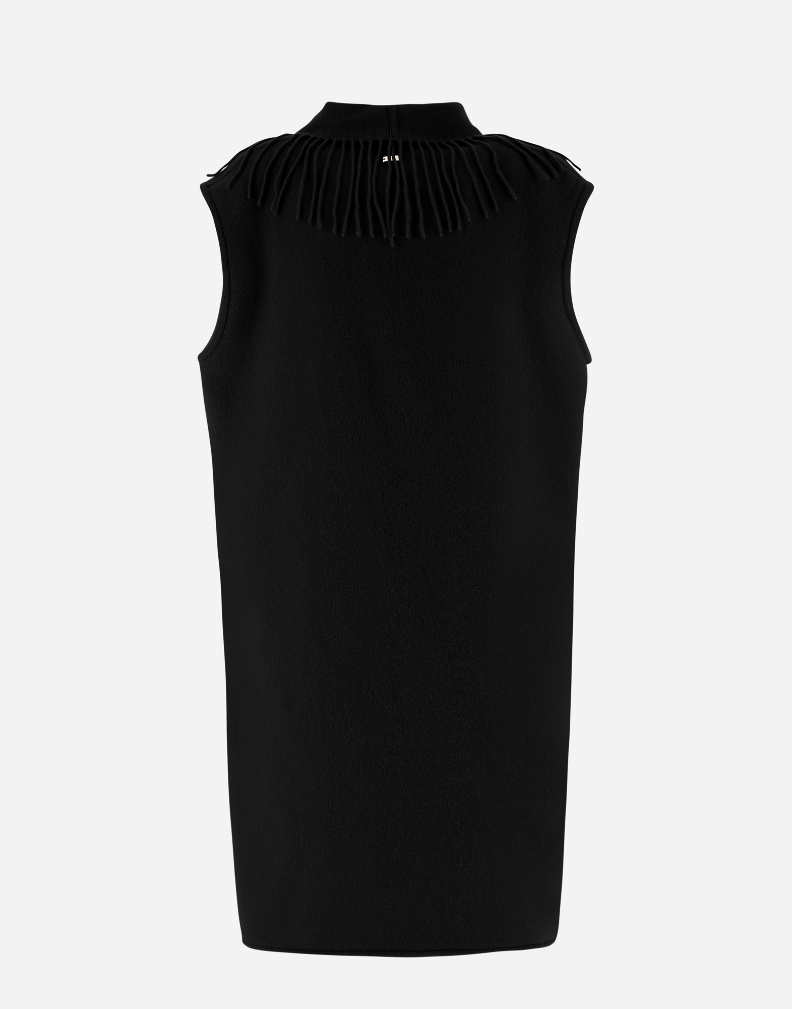 Herno Wool And Cashmere Sleeve Coat In Black
