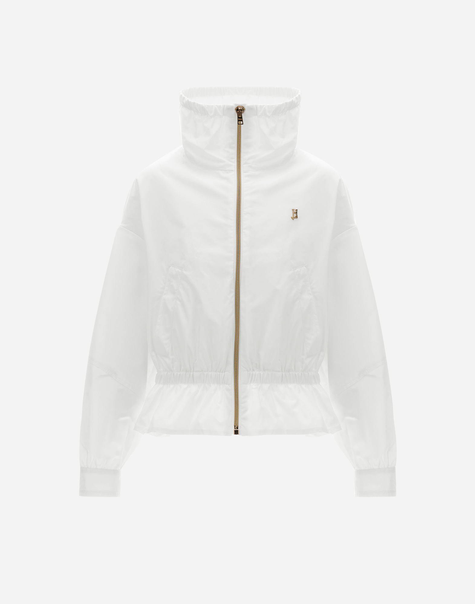 Herno New Techno Taffeta Jacket In White
