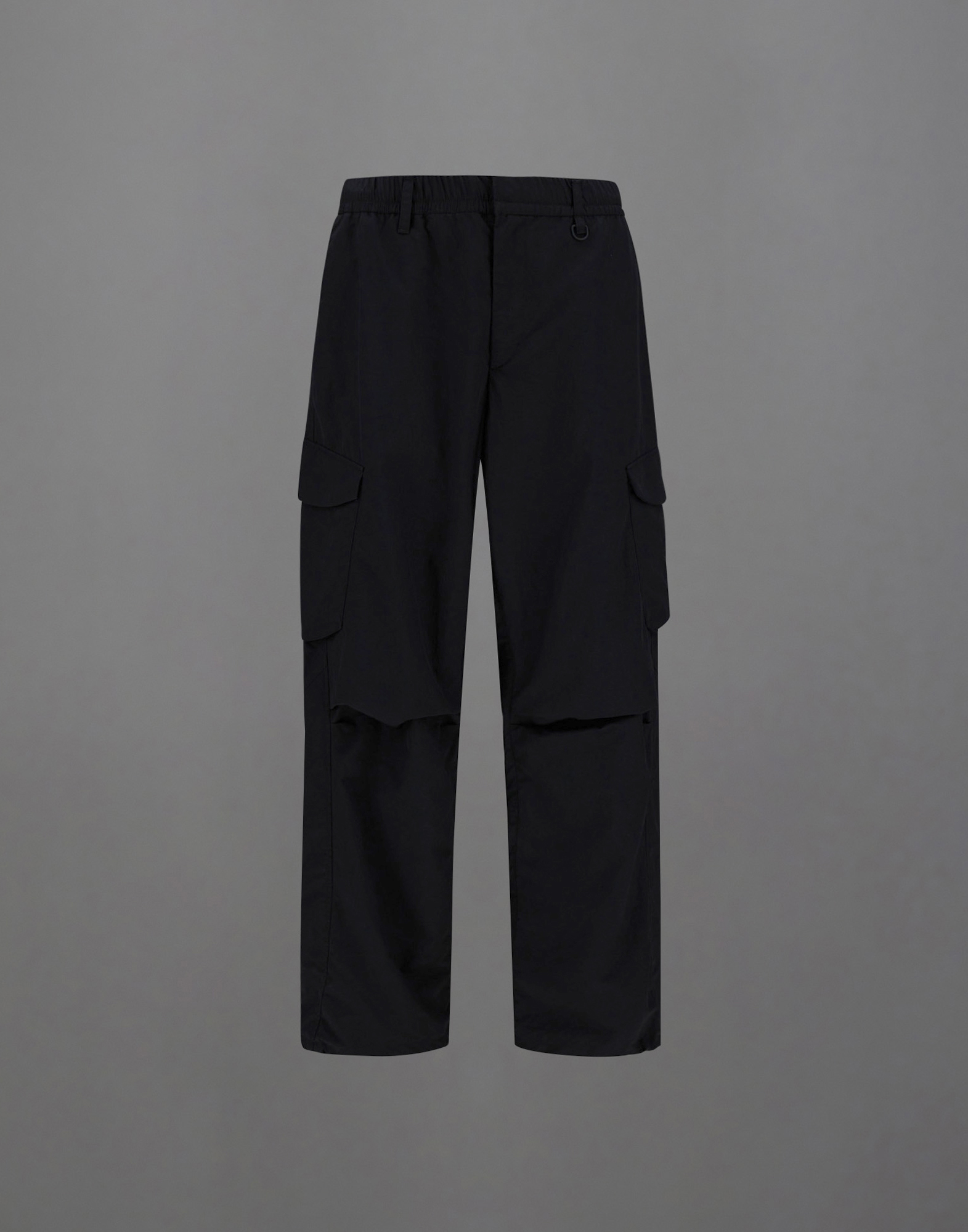 Herno Laminar Cargo Trousers In Tech-poplin In Black