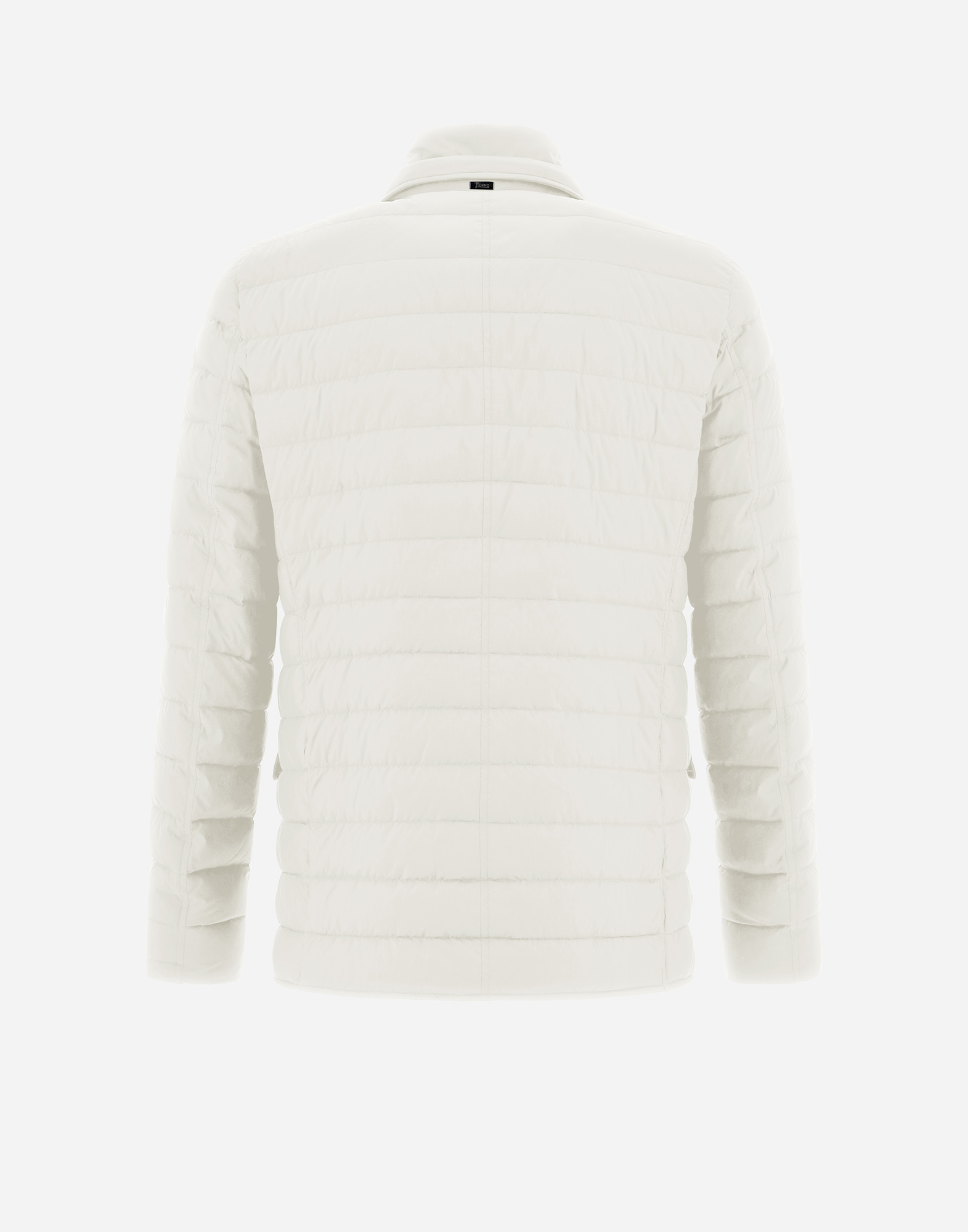 Herno Ecoage Blazer With Bib In White
