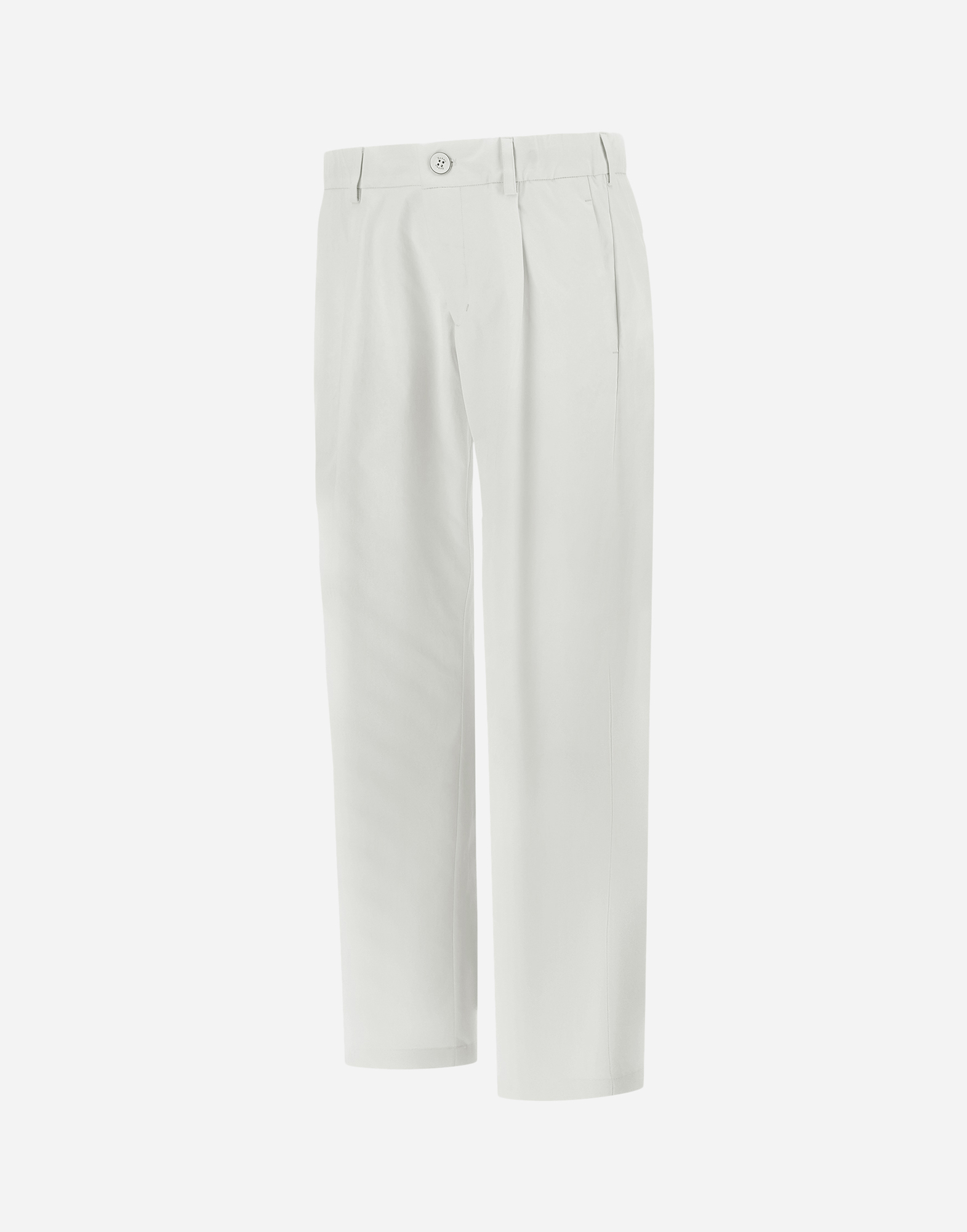 Herno Cotton Feel Trousers With Drawstring In Natural