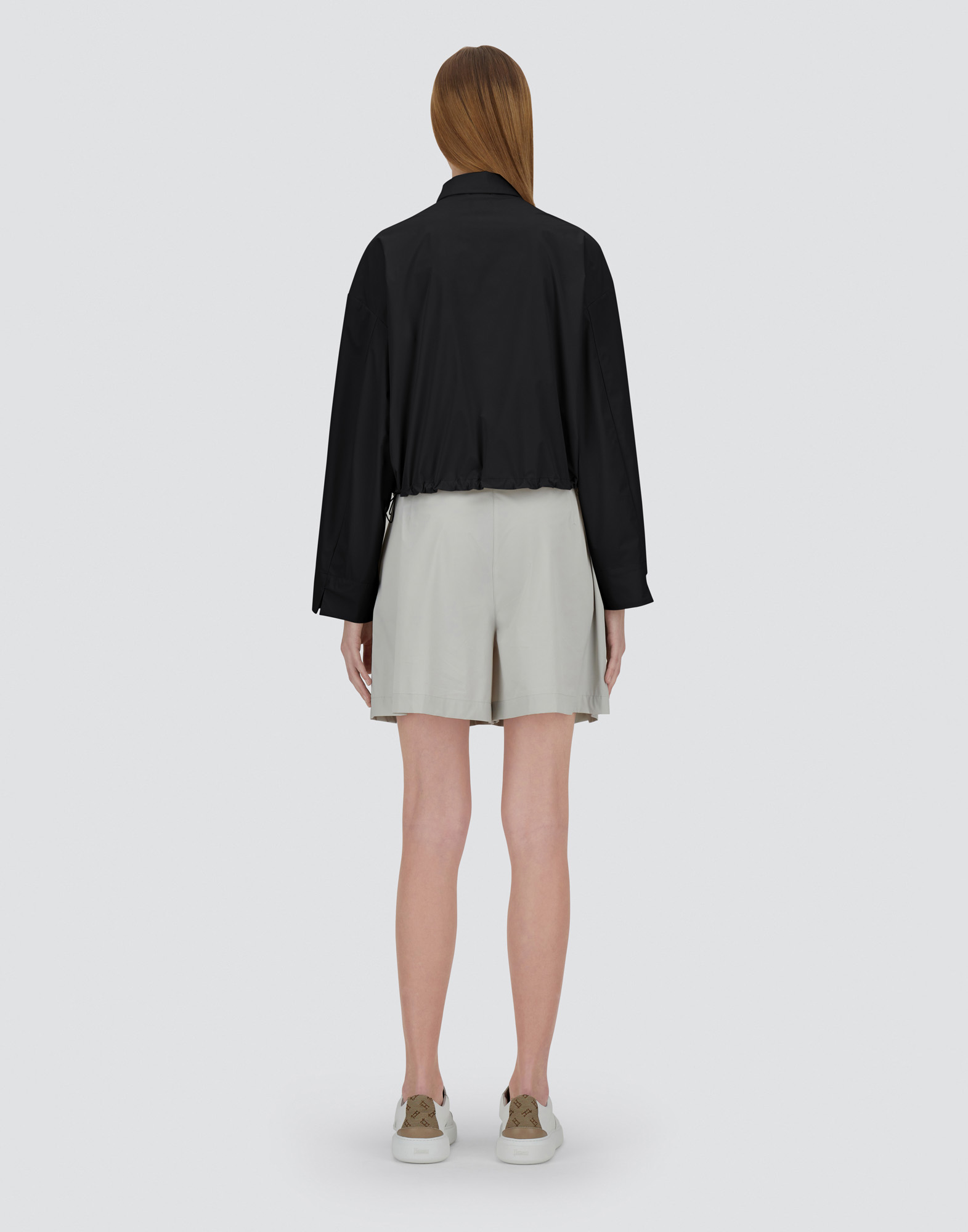 Herno Nylon Maestro Shirt In Black