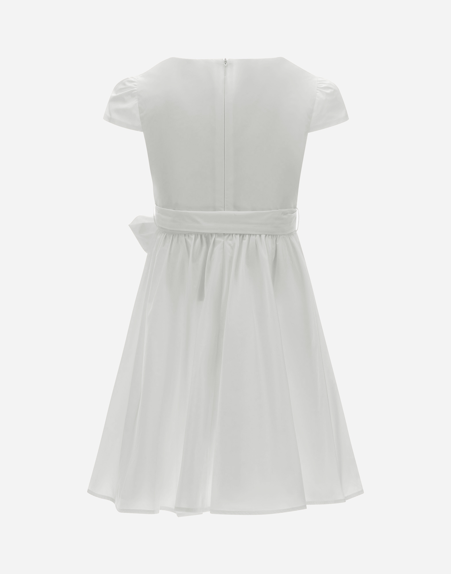 Shop Herno New Techno Taffeta Dress In White