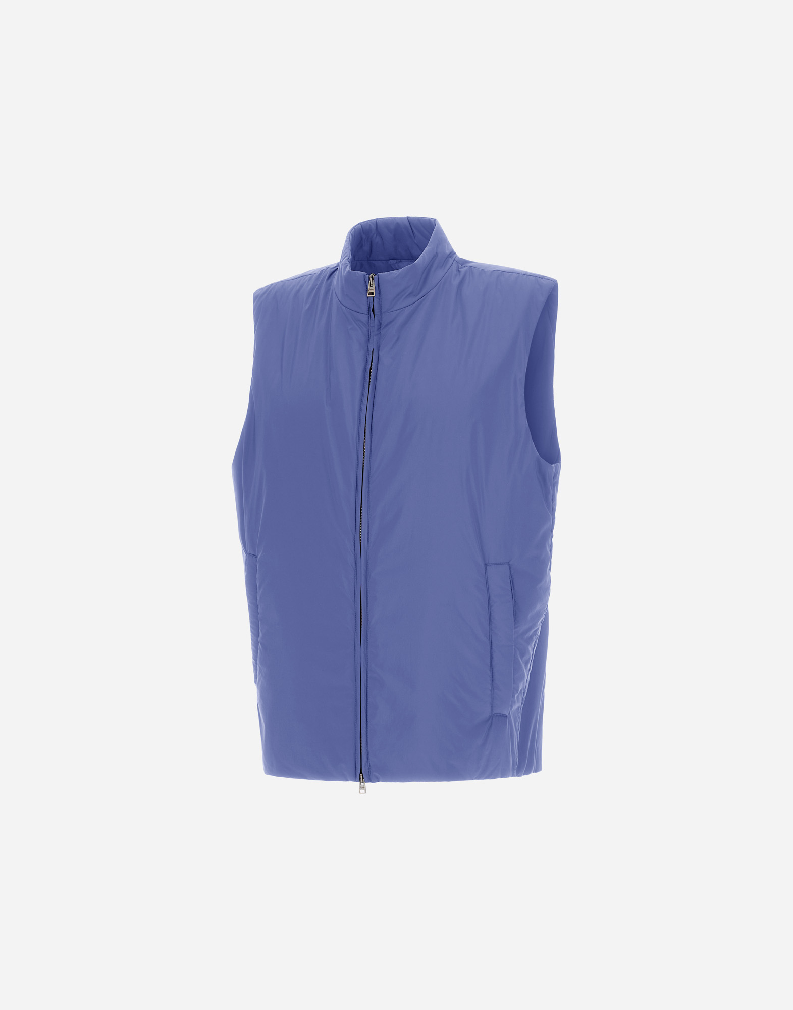 Herno Ecoage Vest In Light Blue