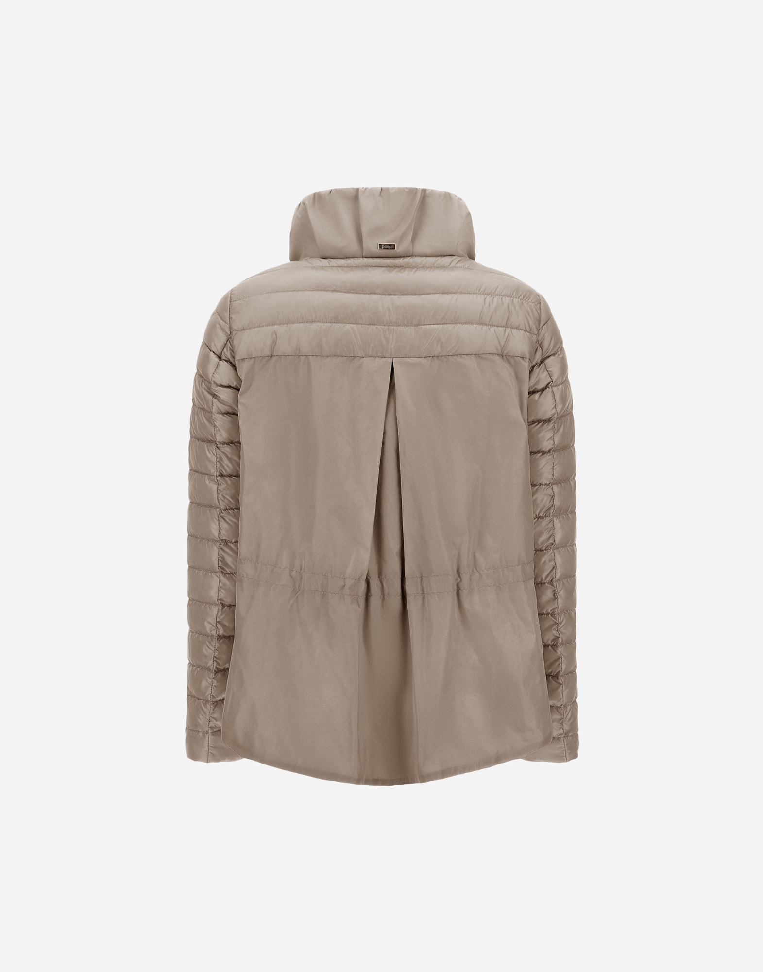 Herno Jacket In Nylon Ultralight And New Techno Taffeta In Dove Grey