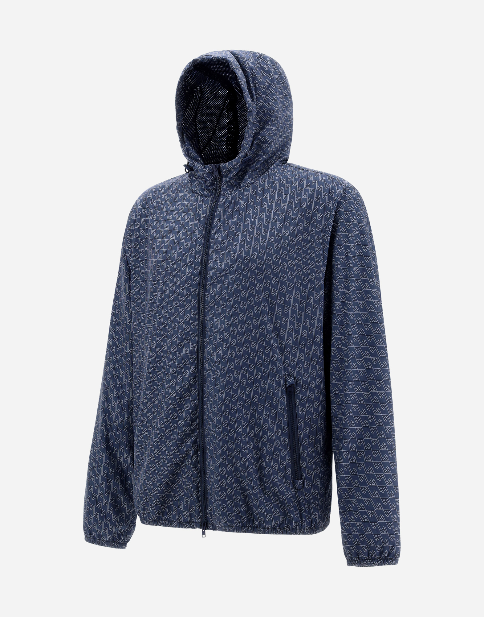 Herno Printex H Bomber Jacket In Blue