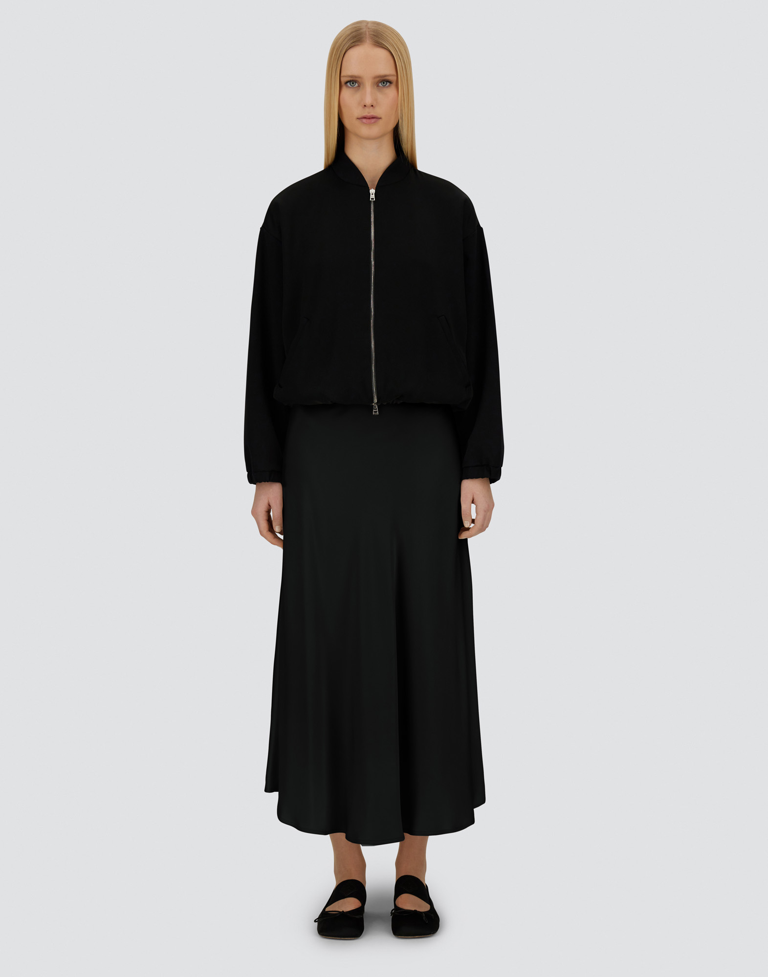 Herno Resort Skirt In Envers Satin