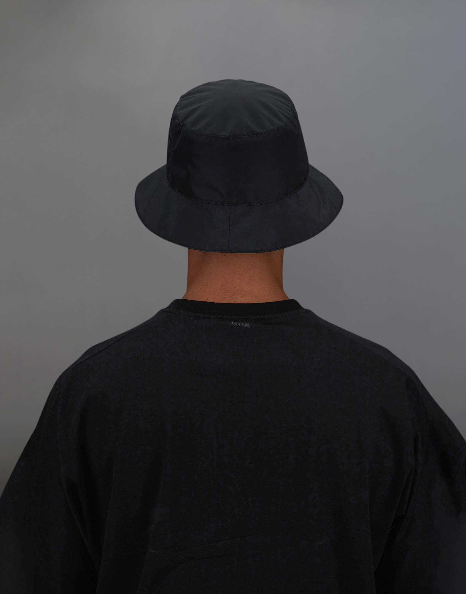 Herno Laminar Bucket Hat In 3l Gore-tex In Black
