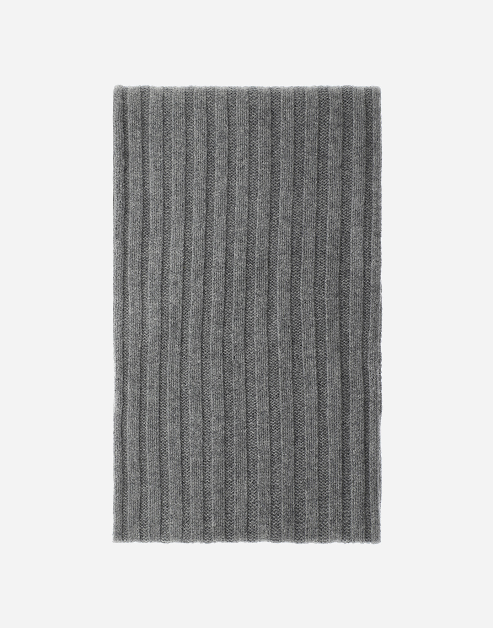 Herno Cashmere And Alcantara Scarf In Grey