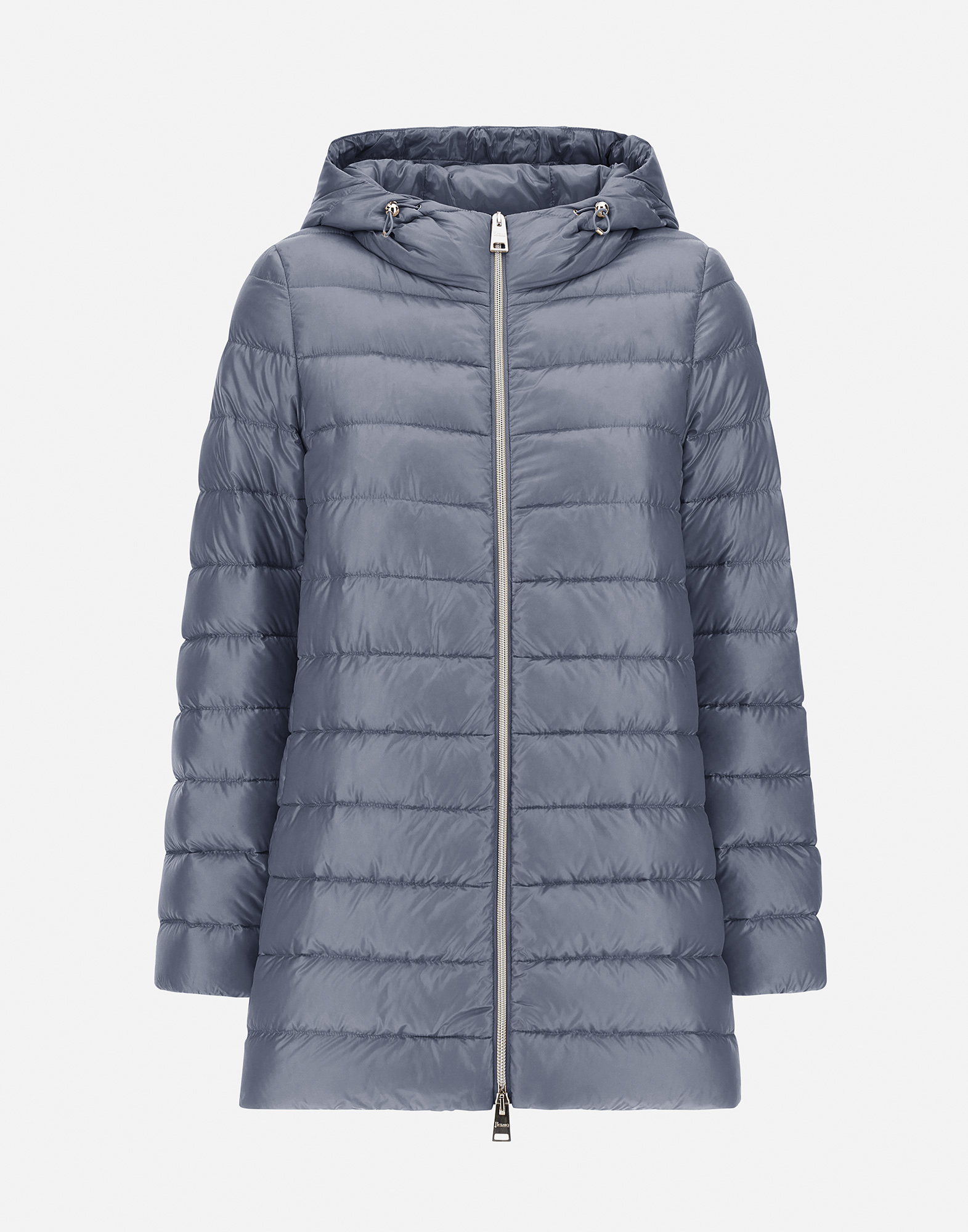 Herno Resort A-shape Jacket In Nylon Ultralight In Light Blue