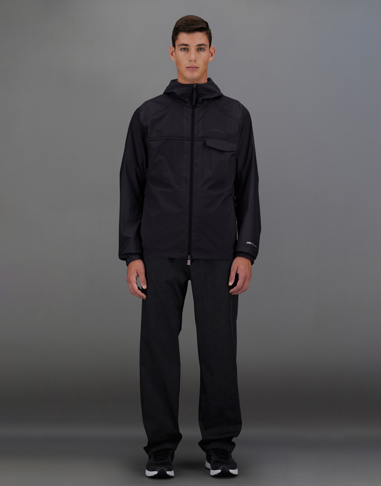 Herno Laminar Jacket In 3l Translucent Ripstop In Black