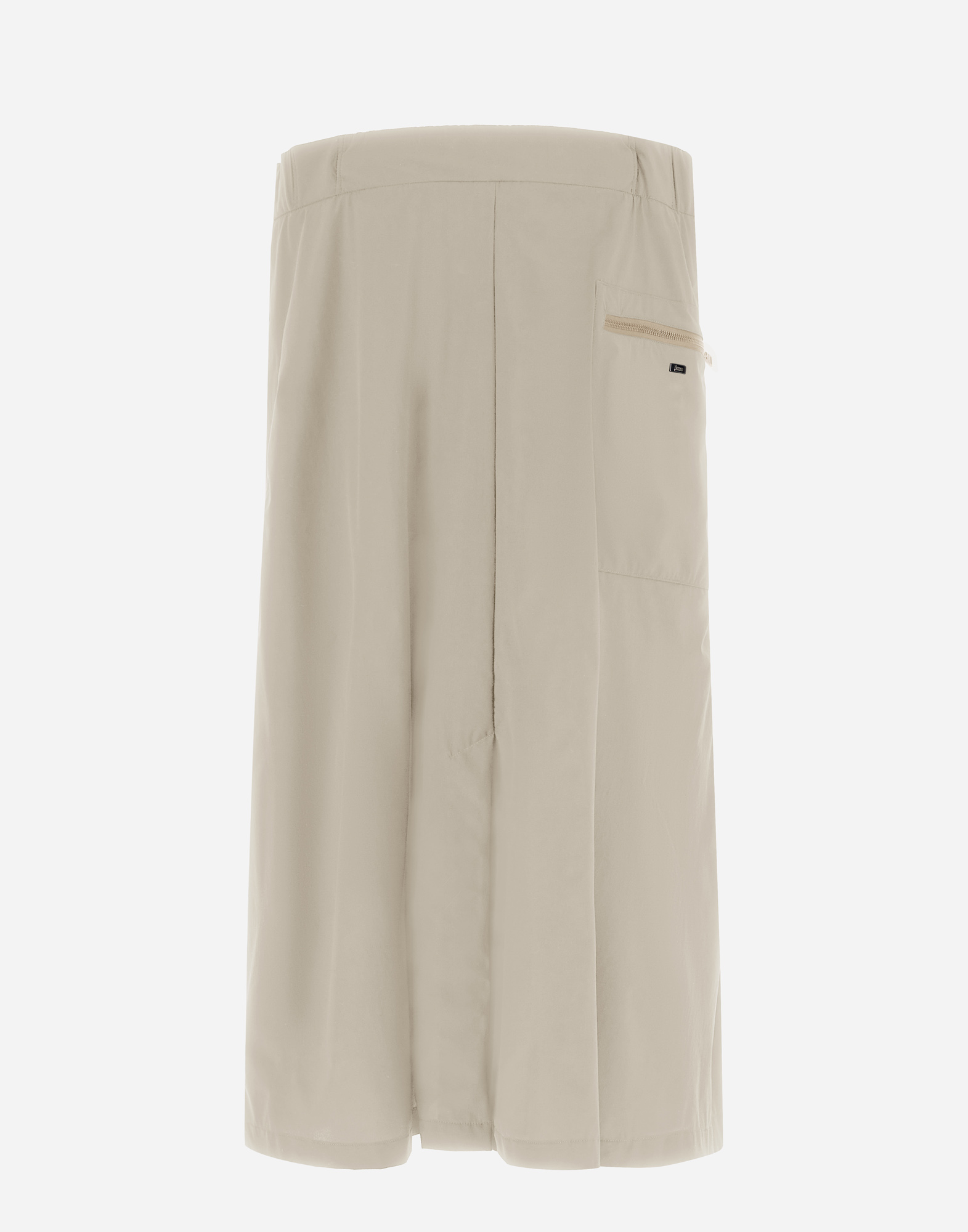 Herno Globe Skirt In Eco Everyday In Light Beige