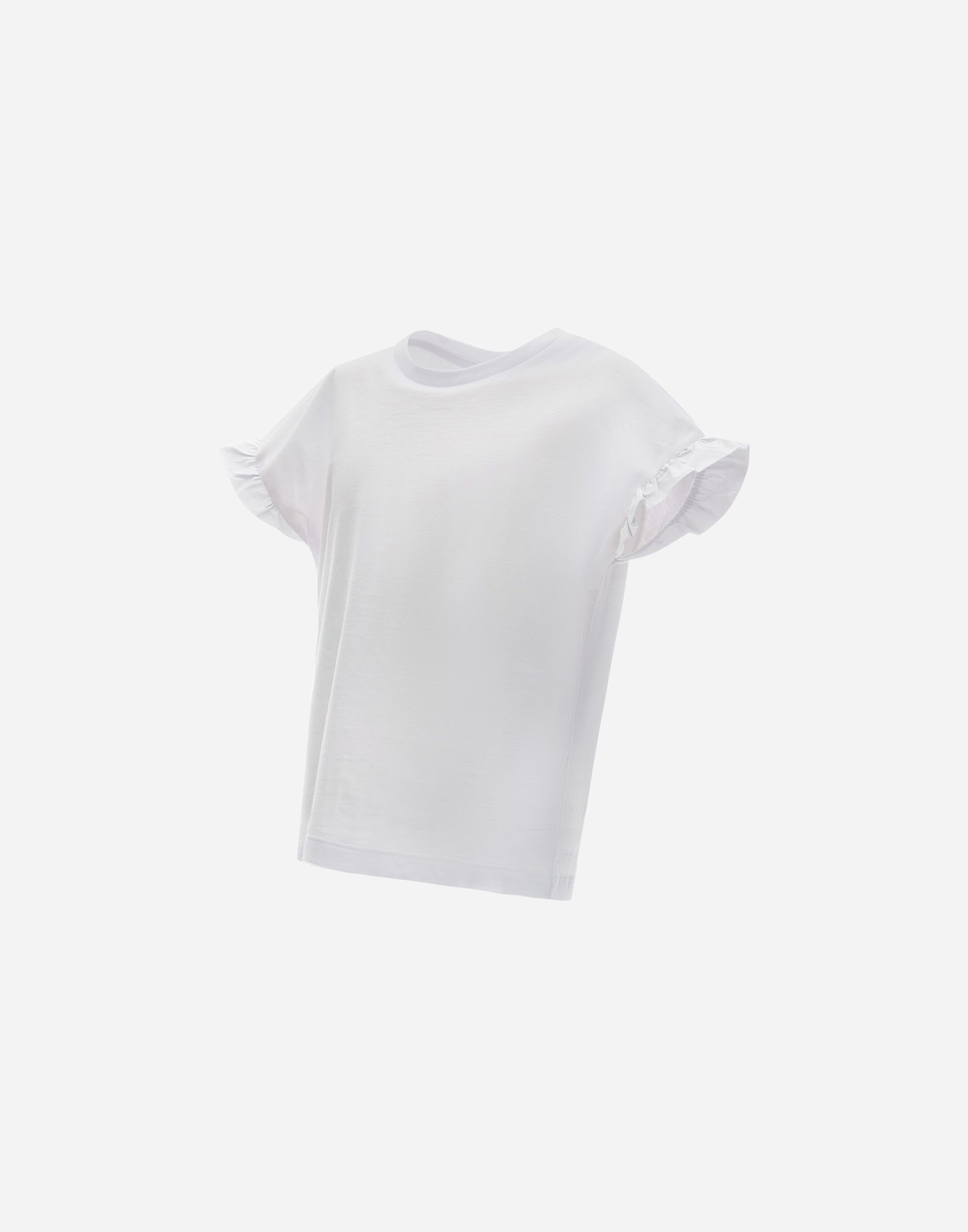 Herno T-shirt In Jersey And New Techno Taffeta In White
