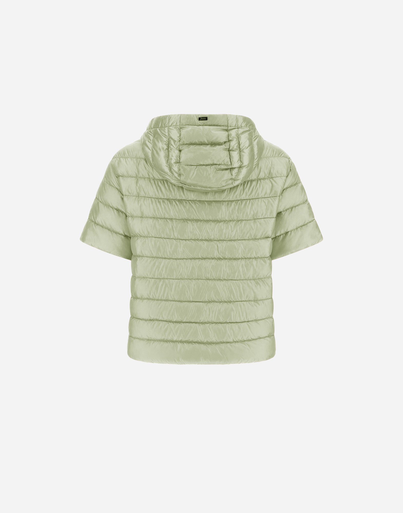 Herno Cape In Nylon Ultralight In Light Green
