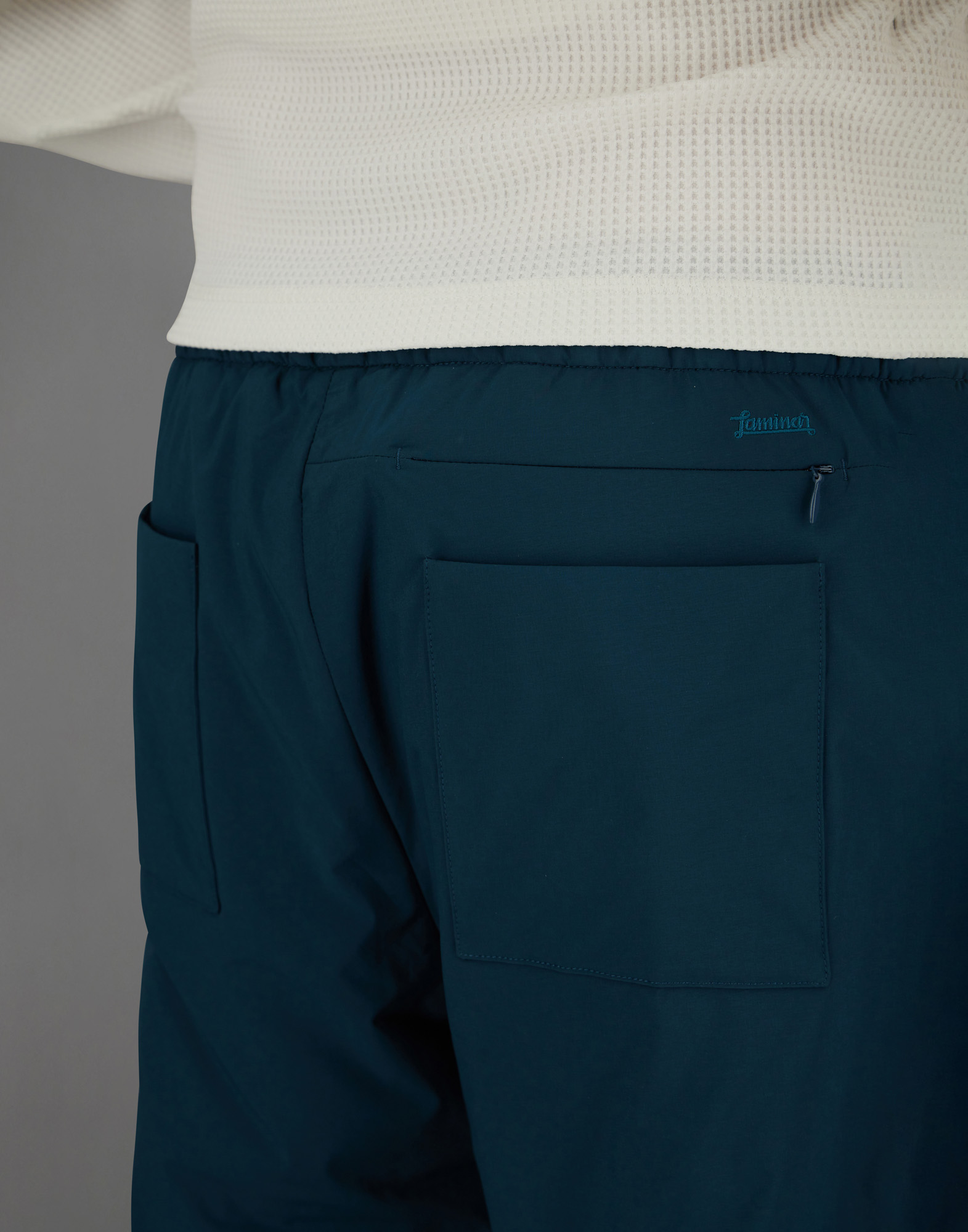 Herno Laminar Waffle Jersey Sweatshirt In White