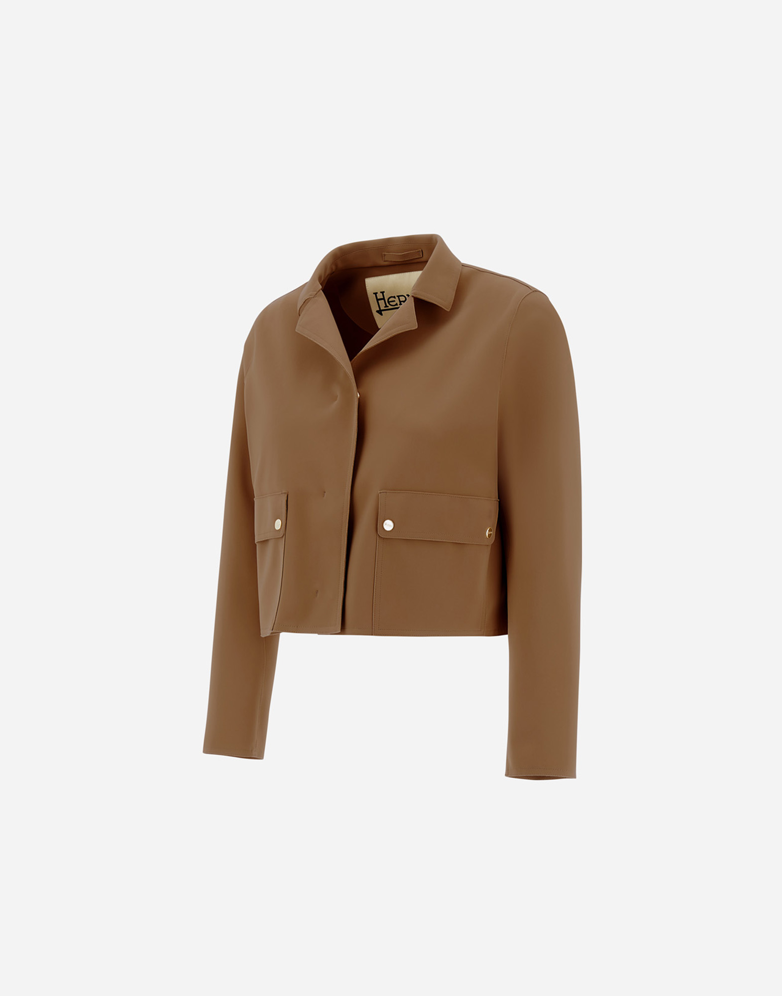 Herno First-act Pef Jacket In Camel