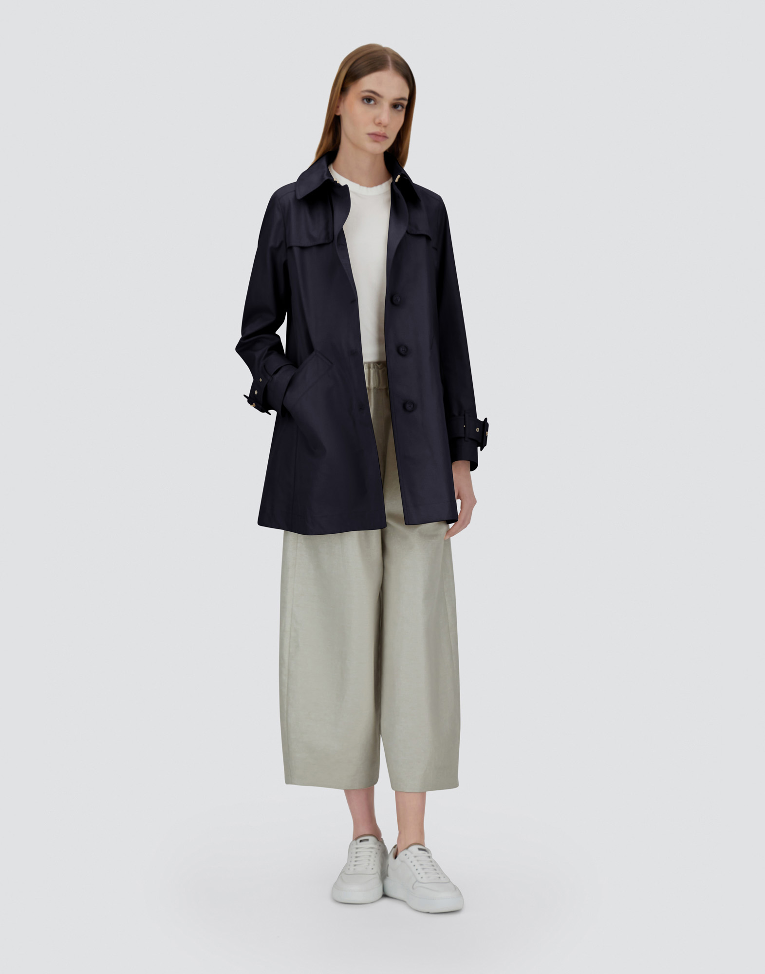 HERNO RAINCOAT IN DELON AND MONOGRAM 