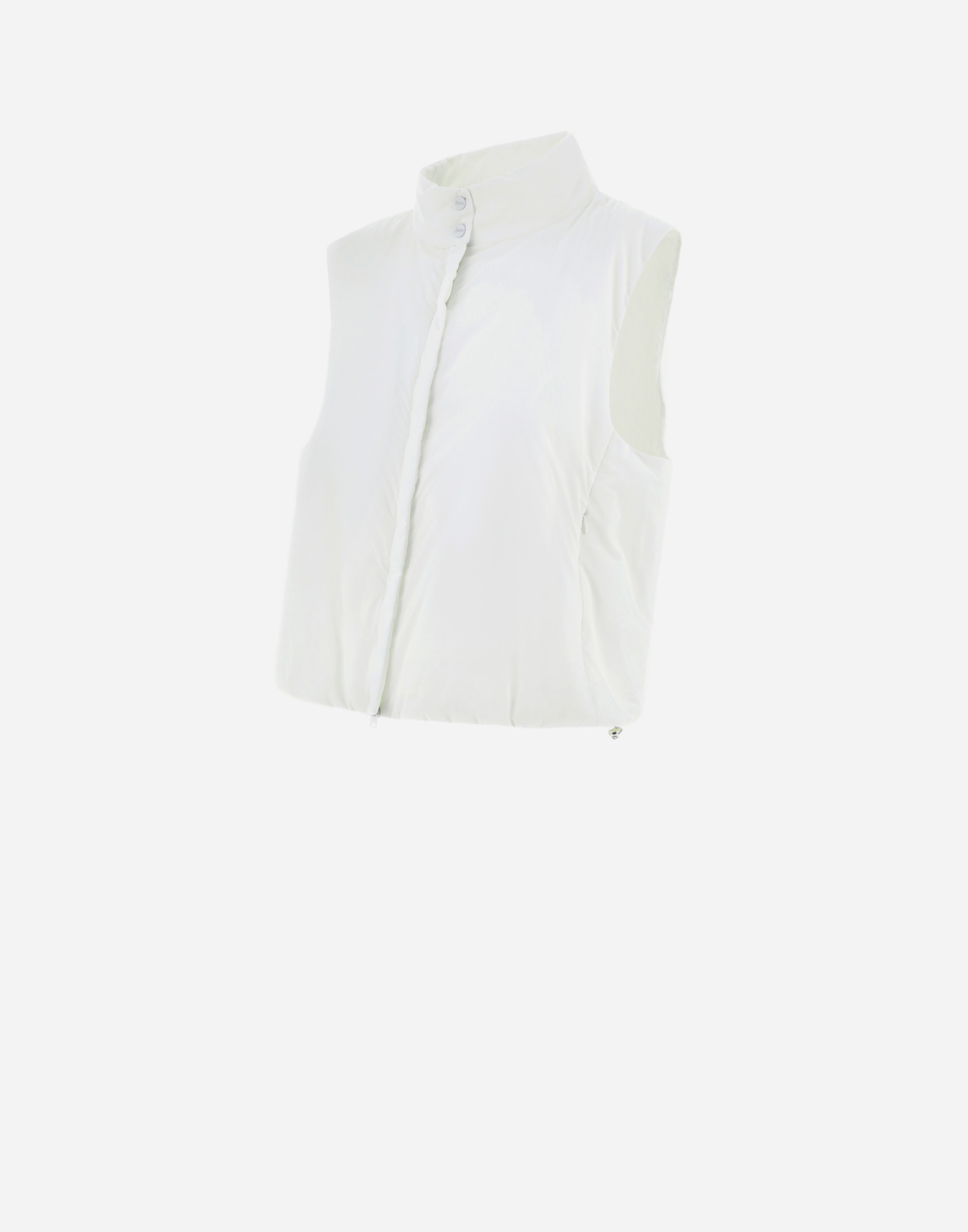 Herno Ecoage Sleeveless Jacket In White