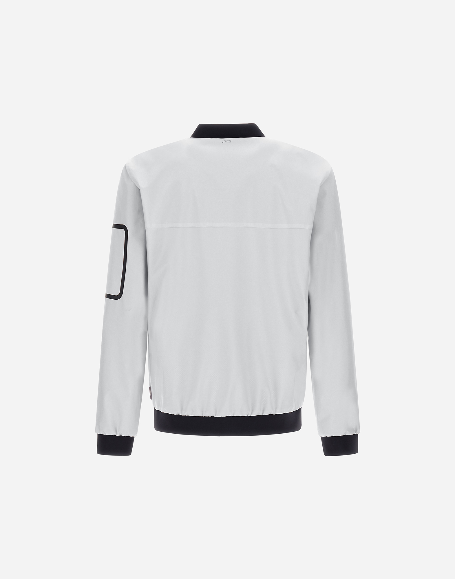 Herno Bomber Jacket In Gore-tex Infinium Windstopper In Ice