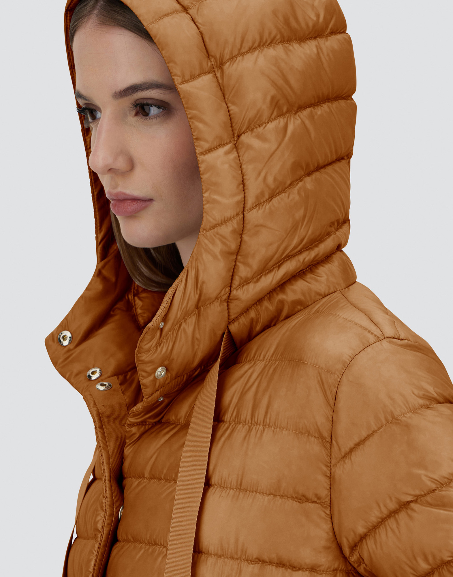Herno Nylon Ultralight Jacket In Camel