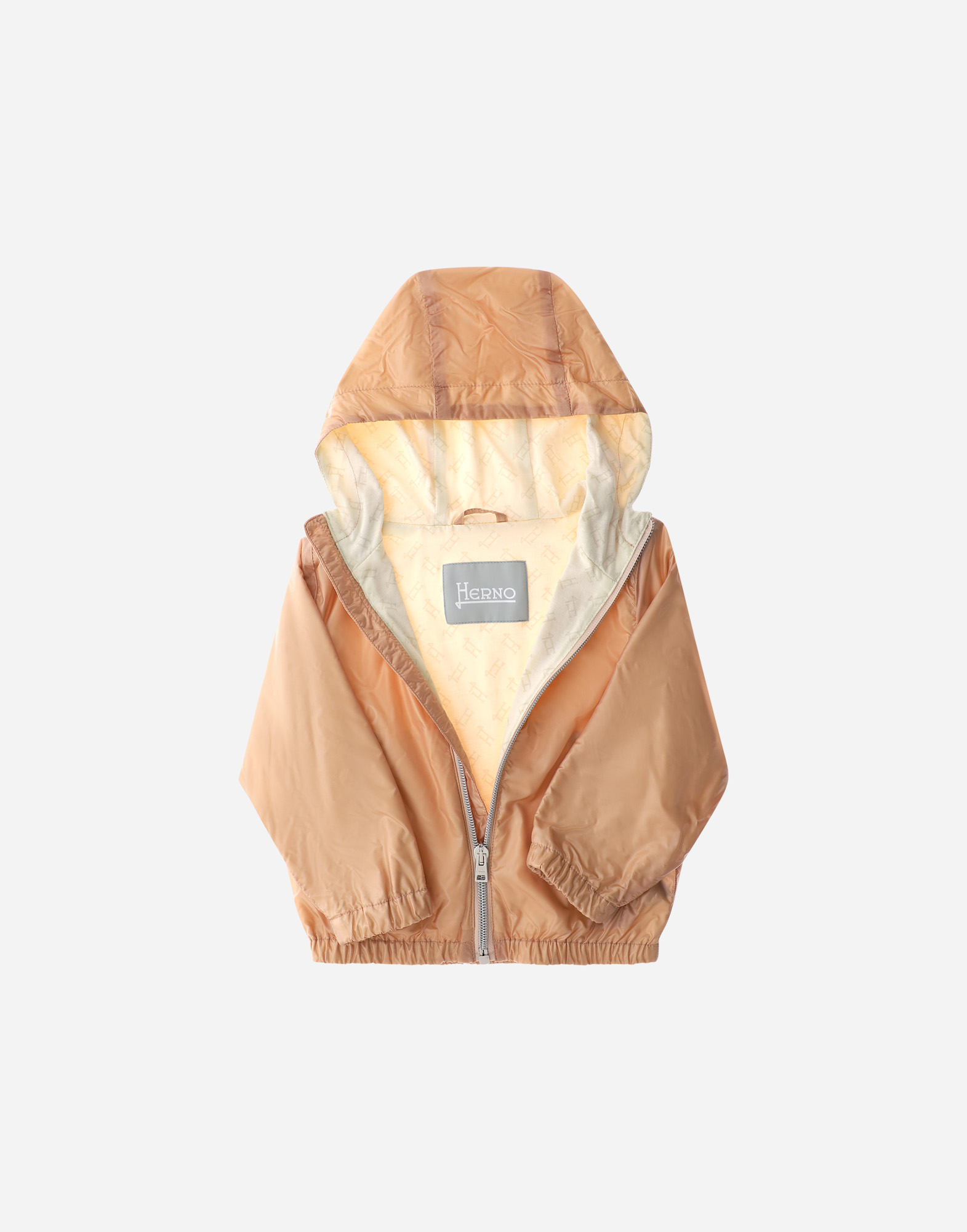 Herno Jacket In Nylon Ultralight And Baby Monogram In Light Pink